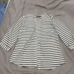 3/4 sleeve Striped blouse